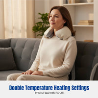 Shoulder and Neck Electric Heating Massage Shawl, Simulated Hand Kneading, Multi-Position, Quiet Motor, Adjustable Heat