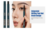 Double-Ended Ultra-Fine Eyebrow Definer, Waterproof, Sweatproof, Smudge-Resistant, Multi-Use, Portable, Ideal for Students