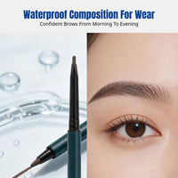 Double-Ended Ultra-Fine Eyebrow Definer, Waterproof, Sweatproof, Smudge-Resistant, Multi-Use, Portable, Ideal for Students
