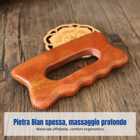 Large Bian Stone Scraping Board, Thickened Fascia, Shoulder, Abdomen Massage