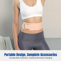 Smart Heated EMS Massage Belt, Waist Shaping, Adjustable
