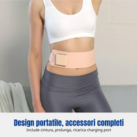 Smart Heated EMS Massage Belt, Waist Shaping, Adjustable