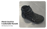 High Top Men's Sneakers, Autumn Winter Plush, Youth Urban Style, Unique Clown Design