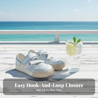 Distinctive Ugly-Cute Mesh Sandals, Hook-and-Loop Closure, Summer Mary Jane Shoes for Women