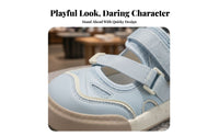 Distinctive Ugly-Cute Mesh Sandals, Hook-and-Loop Closure, Summer Mary Jane Shoes for Women