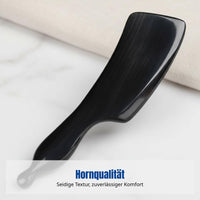 Buffalo Horn Gua Sha Board, Ergonomic Handle, Spine, Abdomen, Legs, Shoulders