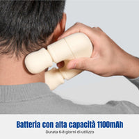 Portable Mini Electric Dual-Head Handheld Massager Full Body Relaxation