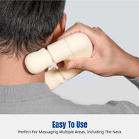Portable Mini Electric Dual-Head Handheld Massager Full Body Relaxation