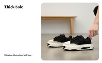 Men's Height Increasing Dad Sneakers, 8cm Invisible Lift, Chunky Sole, Relaxed Board Shoes, Unique Design, Autumn, Comfortable, Lace-Up