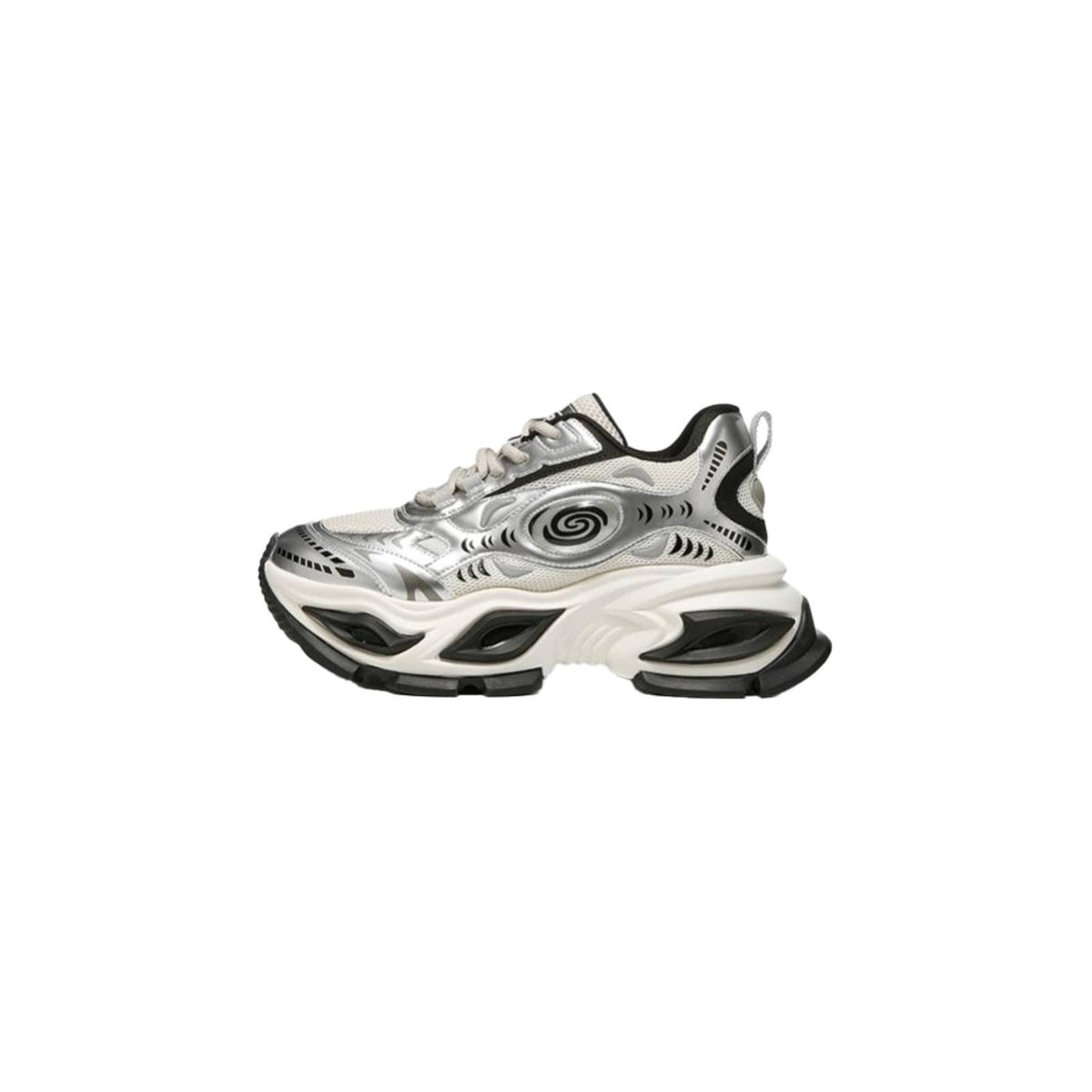 Height Boost Athletic Shoes, Dad Shoes, Thick Sole, Discreet Lift, Unisex, Trendy, Lace-Up, Sport Casual