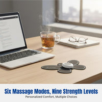 Mini EMS neck massager relieves neck pain.