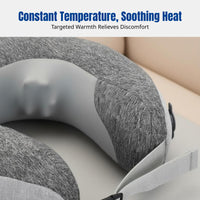 U-Shaped Cervical Portable Heating, Automatic Inflatable Massage Pillow