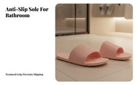 Foldable Travel House Shoes, Non-Slip Foam Soft Sole, Portable Hotel Bathroom Shoes for Men & Women