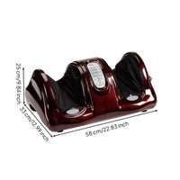 Electric Foot Massager, Heated, Remote, Leg & Sole, Home Use