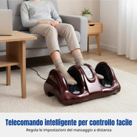 Electric Foot Massager, Heated, Remote, Leg & Sole, Home Use