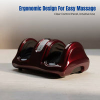 Electric Foot Massager, Heated, Remote, Leg & Sole, Home Use