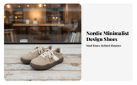 Retro Athletic Shoes, Faux Suede, Plush Lined, Chunky Sole, Cross Lace-Up, Women's Autumn Winter Shoes