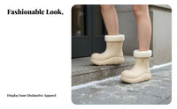 Women's Winter Boots, Waterproof Non-slip, Plush Lined Thick Sole Short Boots, Stylish 2025 Design