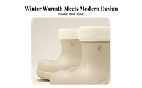 Women's Winter Boots, Waterproof Non-slip, Plush Lined Thick Sole Short Boots, Stylish 2025 Design
