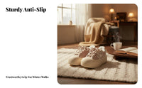 Retro Platform Bread Shoes, Cute Big Head, Women's Winter, Unique Design, Cozy Warm Lining