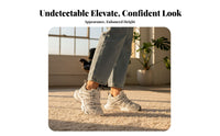 Women's Mesh Platform Sneakers, Height Boost, Thick Sole, Autumn Dad Shoe Style, Youthful Design