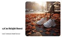 Women's Mesh Platform Sneakers, Height Boost, Thick Sole, Autumn Dad Shoe Style, Youthful Design