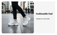 Women's Mesh Platform Sneakers, Height Boost, Thick Sole, Autumn Dad Shoe Style, Youthful Design
