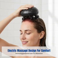 Waterproof Electric Scalp Massager, 8 Claws Kneading, Red Light Care