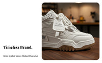 Men's High Top Sport Shoes, Thick Sole, Autumn Winter Plush Lined, Versatile Relaxed Athletic
