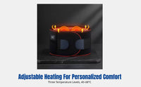 Graphene Therapy Waist Belt, Electric Heating, Adjustable Massage, Reusable