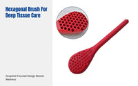 Weighted Silicone Patting Tool, Long Handle, Thickened Acupoint Spine Massager for Elderly Wellness, Random Color