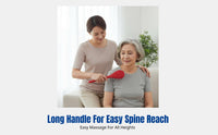 Weighted Silicone Patting Tool, Long Handle, Thickened Acupoint Spine Massager for Elderly Wellness, Random Color