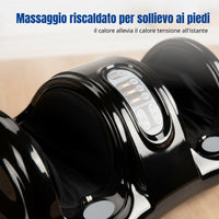 Automatic Electric Foot Massager, Home Use, Heated, Remote, For Legs & Soles