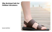 Men's Beach Sandals, Breathable Summer, Odor-Resistant, Lightweight Slip-On, Outdoor Driving Shoes