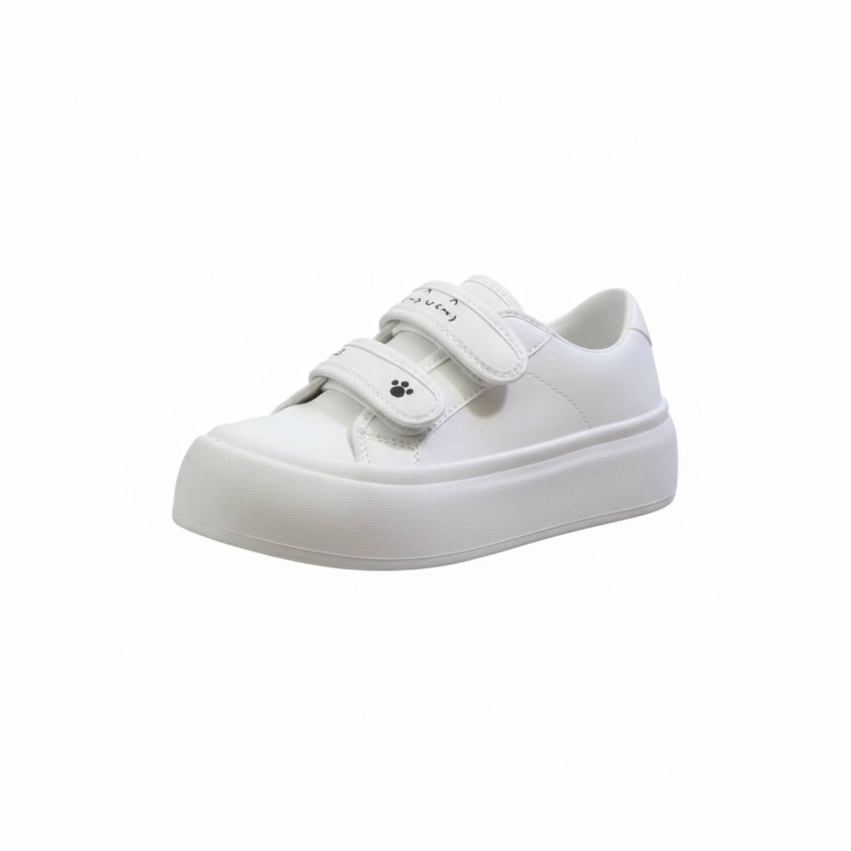 Cream Bread Shoes, Chunky Sole, Soft Bottom, Cute Big Head, Hook and Loop Closure, Women's Comfortable Shoes, 2025 New