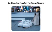 Cream Bread Shoes, Chunky Sole, Soft Bottom, Cute Big Head, Hook and Loop Closure, Women's Comfortable Shoes, 2025 New
