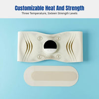 Smart Heating Massage Belt, EMS Microcurrent, Portable Abdominal
