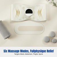 Smart Heating Massage Belt, EMS Microcurrent, Portable Abdominal
