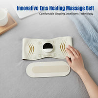 Smart Heating Massage Belt, EMS Microcurrent, Portable Abdominal