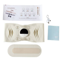 Smart Heating Massage Belt, EMS Microcurrent, Portable Abdominal