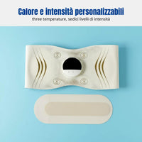 Smart Heating Massage Belt, EMS Microcurrent, Portable Abdominal