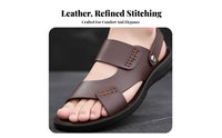 Men's Beach Sandals, Breathable Summer, Odor-Resistant, Lightweight Slip-On, Outdoor Driving Shoes