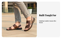 Men's Beach Sandals, Breathable Summer, Odor-Resistant, Lightweight Slip-On, Outdoor Driving Shoes