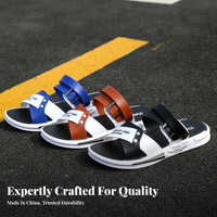 Men's Breathable Sandals, Summer Outdoor Anti-Slip, Dual-Use Driving & Beach Shoes, Youth Fashionable Design