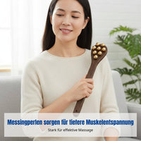Brass Acupressure Massage Tool for Shoulder, Spine, Leg