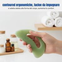 Full Body Gua Sha Board, Resin Massage, Neck, Spine, Abdomen