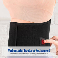 Cordless Heated Waist Support Belt, Adjustable, Sports, Warm
