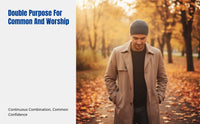 Muslim Mesh Cap, Knitted Headwrap, Autumn Men's Prayer Hat, Soft and Breathable