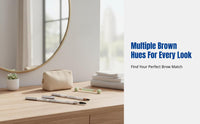 Eyebrow Definer, Shaped Tip, Natural Haze Finish, Water-Resistant, Smudge-Proof, Double-Ended, Hard Tip, Easy Brow Outlining