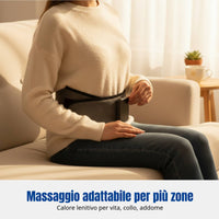 Steel Plate Support Massage Waist Belt, Heated, Smart Temperature